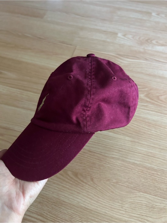 Polo Ralph Lauren Red Burgundy Logo Baseball Cap main image 6